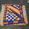 Authentic Moroccan Boucherouite Rug - Handmade Colorful Bohemian Tapestry for Eclectic Home Decor - Image 7
