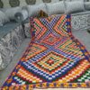 Authentic Moroccan Boucherouite Rug - Handmade Colorful Bohemian Tapestry for Eclectic Home Decor - Image 12